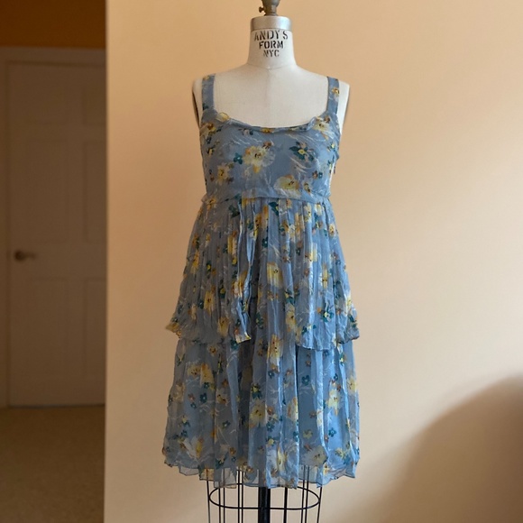 Vera Wang Purple Label Silk Spring Dress - Picture 1 of 6